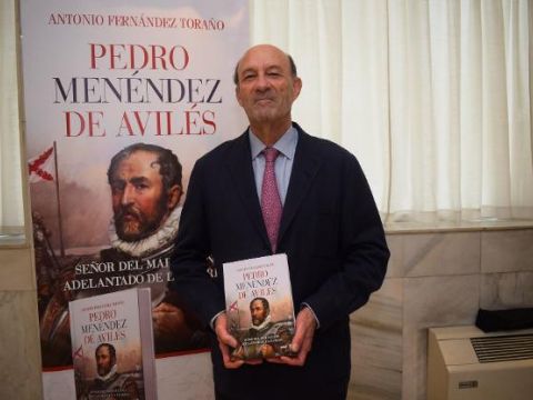 Antonio Fernández Toraño, autor del libro ‘Pedro Menéndez de Avilés’