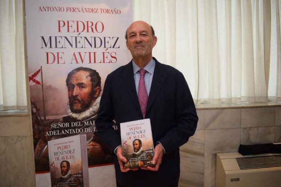 Antonio Fernández Toraño, autor del libro ‘Pedro Menéndez de Avilés’